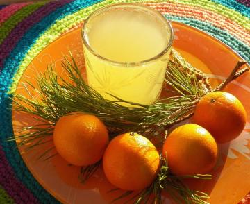 Mandarin-gran dryck med vitamin C. Christmas nyhet 2020!