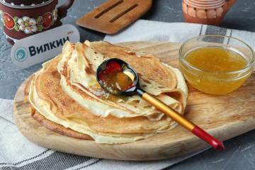 Pannkakor med mjölkpulver