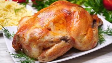 Kyckling i hylsan för bakning