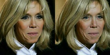 Brigitte Macron utan smink: hur skulle se ut, om inte vackra (foto)