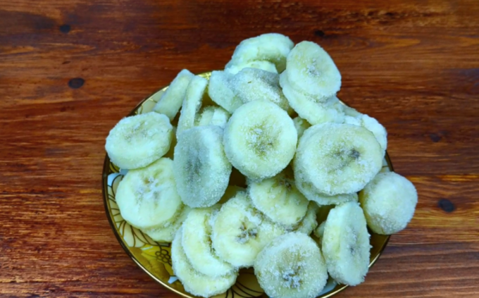 frysta bananer