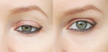 Svart penna på botten av slemhinnor talet: hur man slutföra makeup ögonen vylyadeli yngre