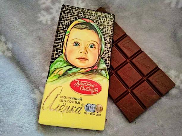 Modern design choklad Alenka