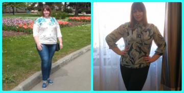 Jag äter gott och gå ner i vikt. Min resultatet för 10 månader minus 39 kg.