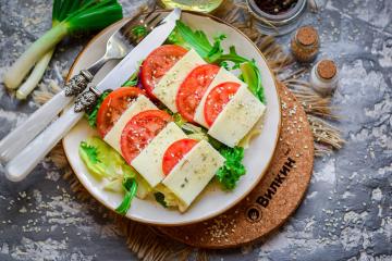 Mozzarella och tomatsallad